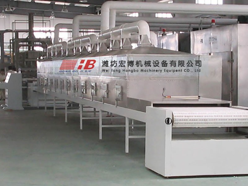 葫蘆島網(wǎng)帶烘干機安裝完成