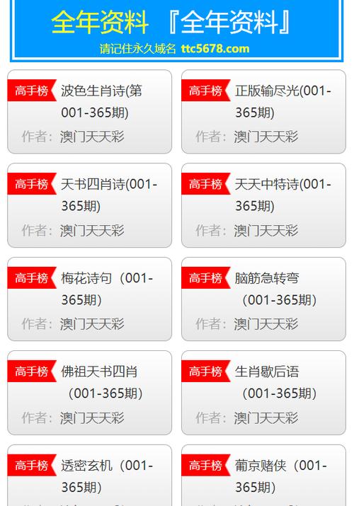 2023澳门内部正版资料大全